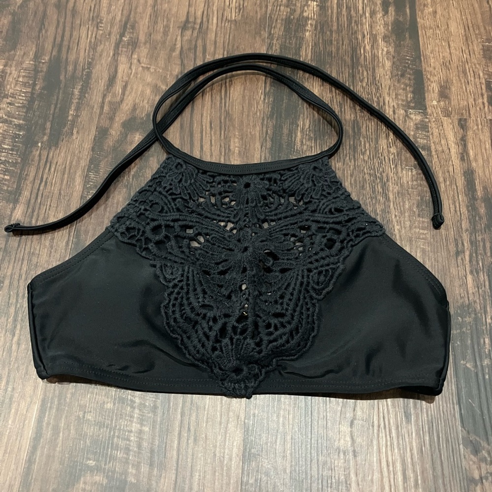 Women's Crochet Lace Swim Top